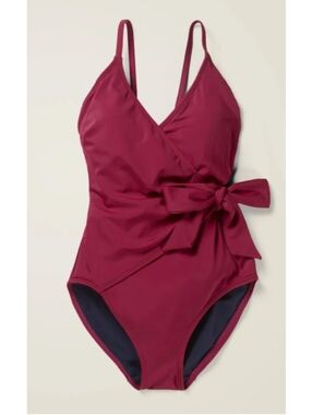 Boden Portifino Wrap One Piece Swimsuit
